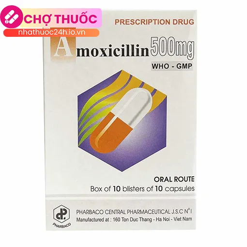 Amoxicillin 500mg Pharbaco