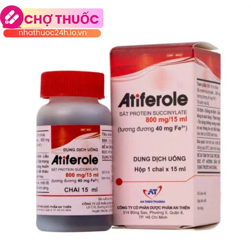 Atiferole 800mg/15ml (hộp 1 lọ 15ml)