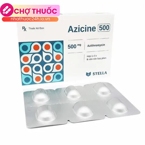 Azicine 500 (Viên nén bao phim)