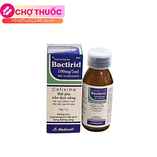 Bactirid 100mg/5ml chai 30ml