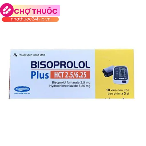 Bisoprolol Plus HCT 2.5/6.25