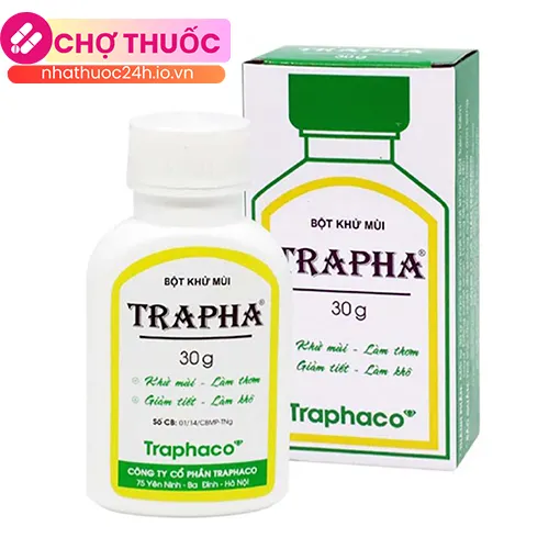 Bột khử mùi Trapha