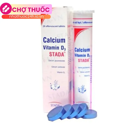Calcium Vitamin D3 STADA (viên sủi)