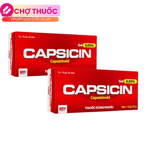 Capsicin gel 0.05%