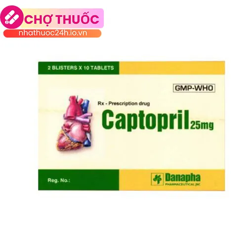 Captopril 25mg Danapha