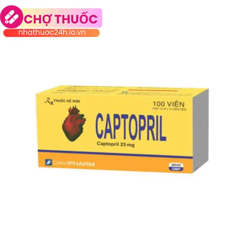 Captopril 25mg Davipharm