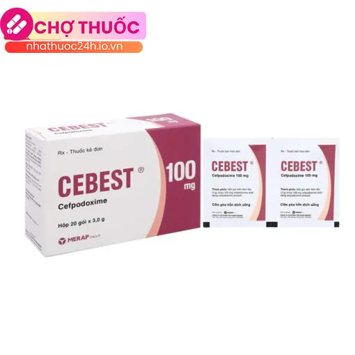 Cebest 100mg Merap (20 gói x 3g)