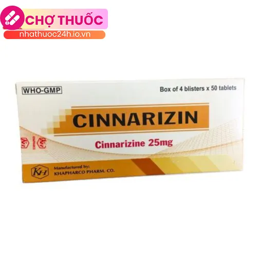 Cinnarizin 25mg Khapharco