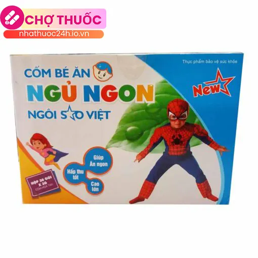 Cốm Bé Ăn Ngủ Ngon Ngôi Sao Việt