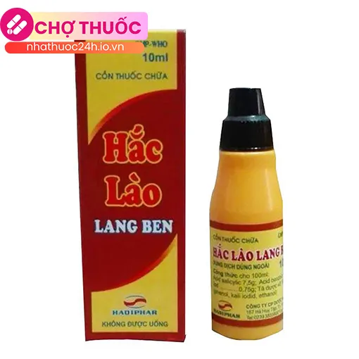 Cồn Thuốc Chữa Hắc Lào Lang Ben