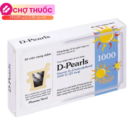 D-Pearls Vitamin D3 1000IU