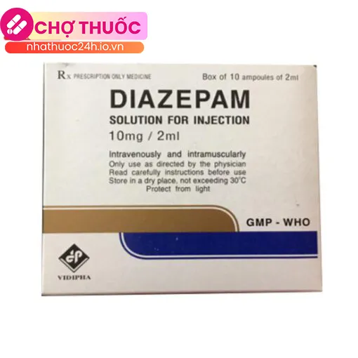 Diazepam 10mg/2ml Vidipha