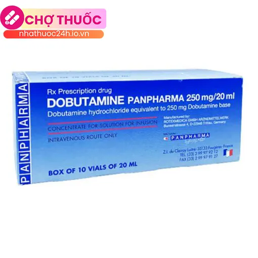 Dobutamine Panpharma 250mg/20ml