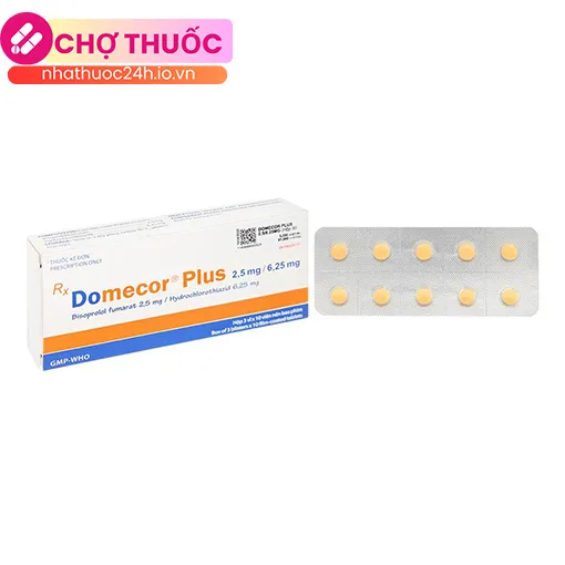 Domecor Plus 2.5mg/6.25mg