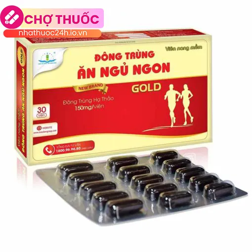 Đông trùng ăn ngủ ngon Gold New Brand ( dạng vỉ )