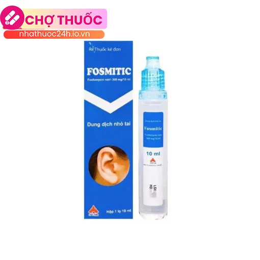 Dung dịch nhỏ tai Fosmitic 10ml