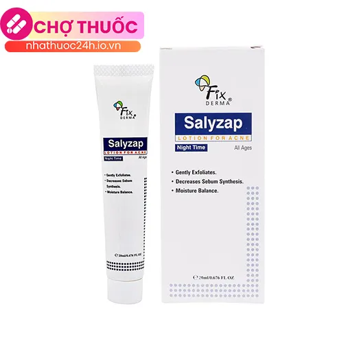 Fixderma Salyzap Lotion For Acne Night Time (20ml)