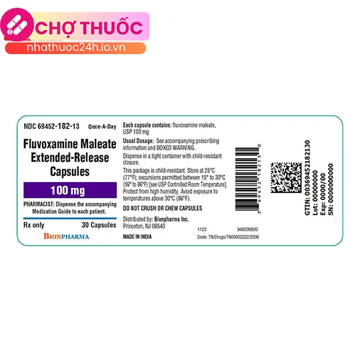 Fluvoxamine 100mg BionPharma