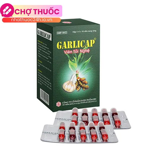 Garlicap viên tỏi nghệ