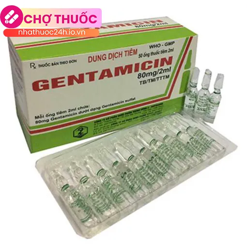 Gentamicin 80mg/2ml Dược TW2