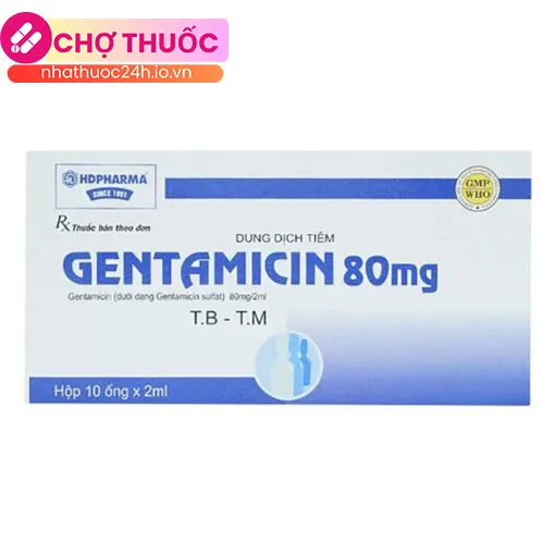 Gentamicin 80mg HDPHARMA