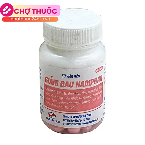Giảm đau Hadiphar