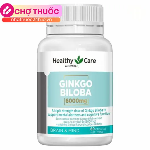 Ginkgo biloba 6000 Healthy Care