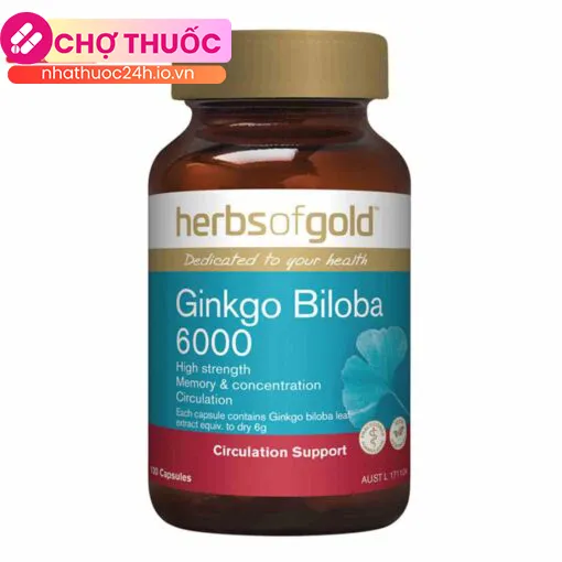 Ginkgo Biloba 6000 Herbsofgold