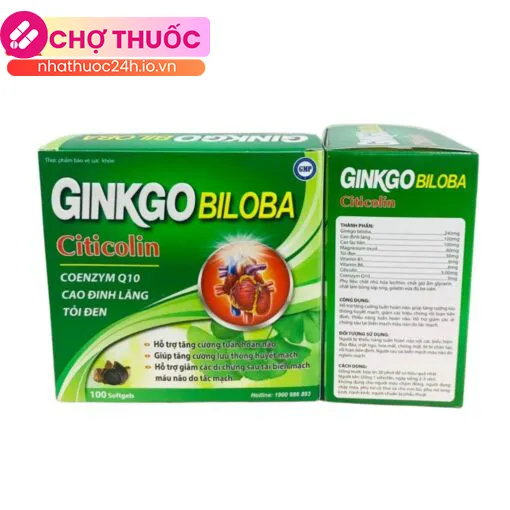 Ginkgo Biloba Citicolin MediUSA