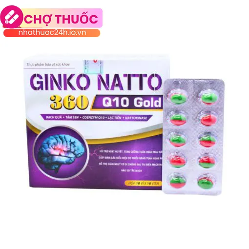 Ginkgo Natto 360 Q10 Gold