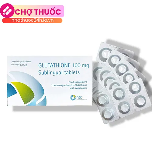 Glutathione 100mg Sublingual Tablets