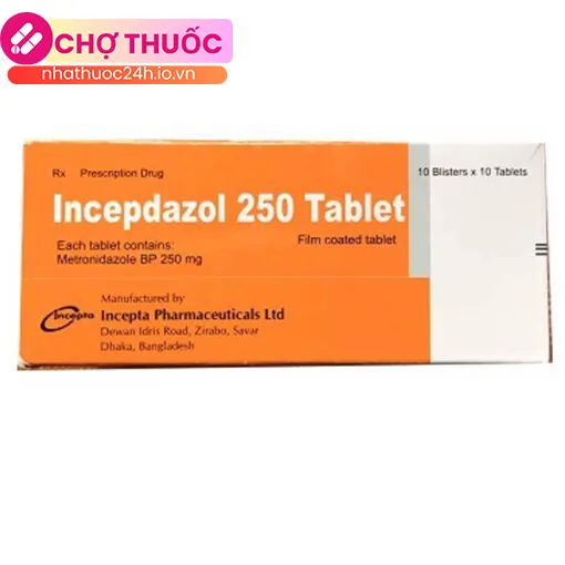 Incepdazol 250 Tablet