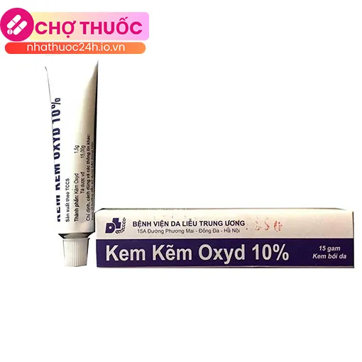 Kem Kẽm Oxyd 10% Viện Da Liễu Trung Ương
