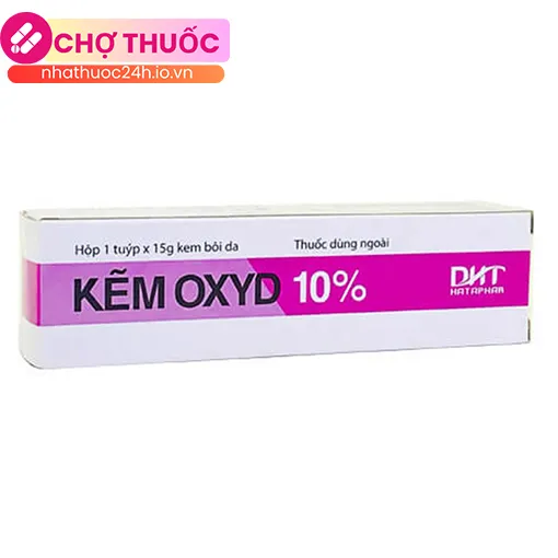 Kẽm Oxyd 10% Hataphar 15g