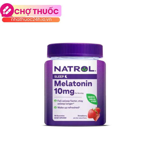 Kẹo ngủ Natrol Melatonin 10mg