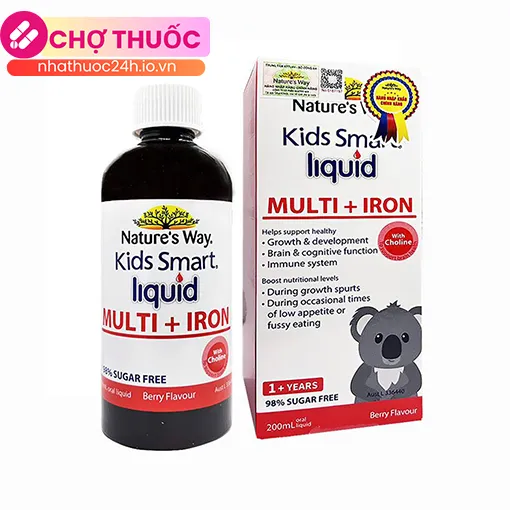 Kids Smart Multi + Iron liquid
