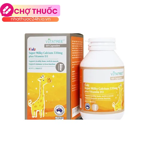 Kids Super Milky Calcium 330mg plus Vitamin D3