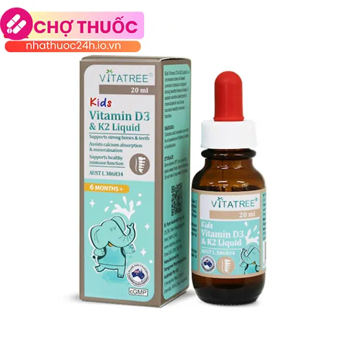 Kids Vitamin D3 & K2 Liquid