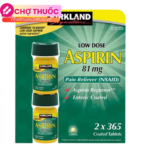 Kirkland Low Dose Aspirin 81mg