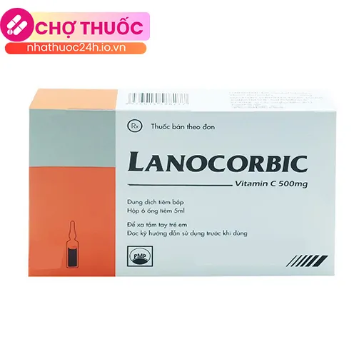 Lanocorbic 500mg (tiêm)