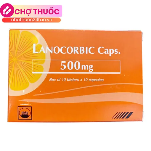 Lanocorbic Caps 500mg