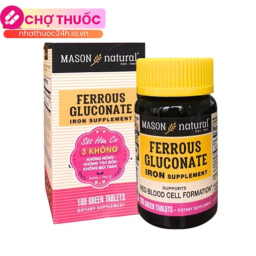 Mason Natural Ferrous Gluconate