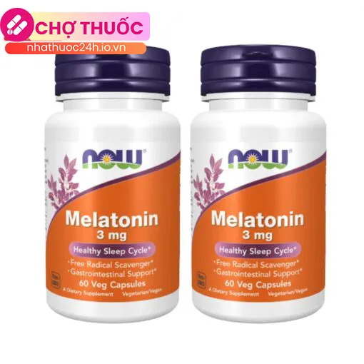 Melatonin 3mg Now 60 viên