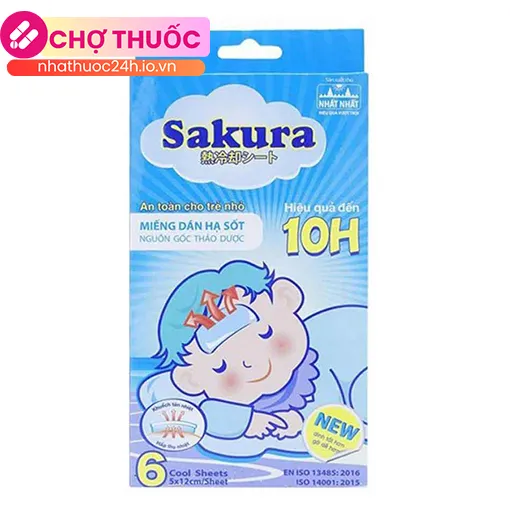 Miếng dán hạ sốt Sakura