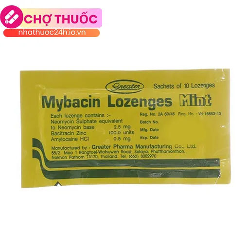 Mybacin Lozenges Mint