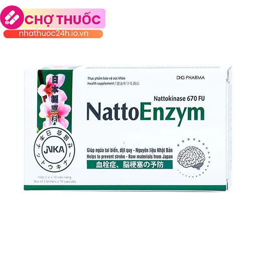 NattoEnzym 670 FU (3 vỉ x 10 viên)