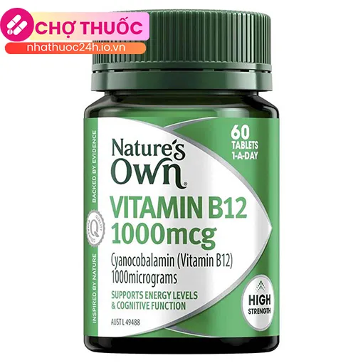 Nature's Own Vitamin B12 1000mcg 60 viên