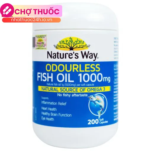 Nature’s way Odourless Fish Oil 1000mg