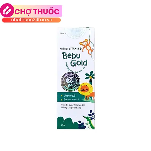 Nhỏ giọt vitamin D BebuGold