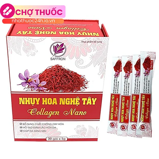 Nhụy Hoa Nghệ Tây Collagen Nano
